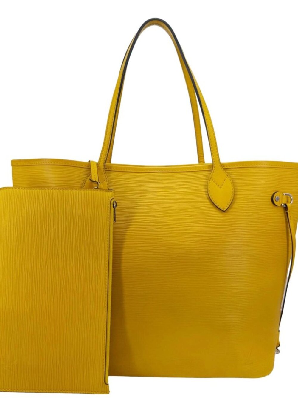 Louis Vuitton  Neverfull MM Epi Leather Shoulder Bag Mustard